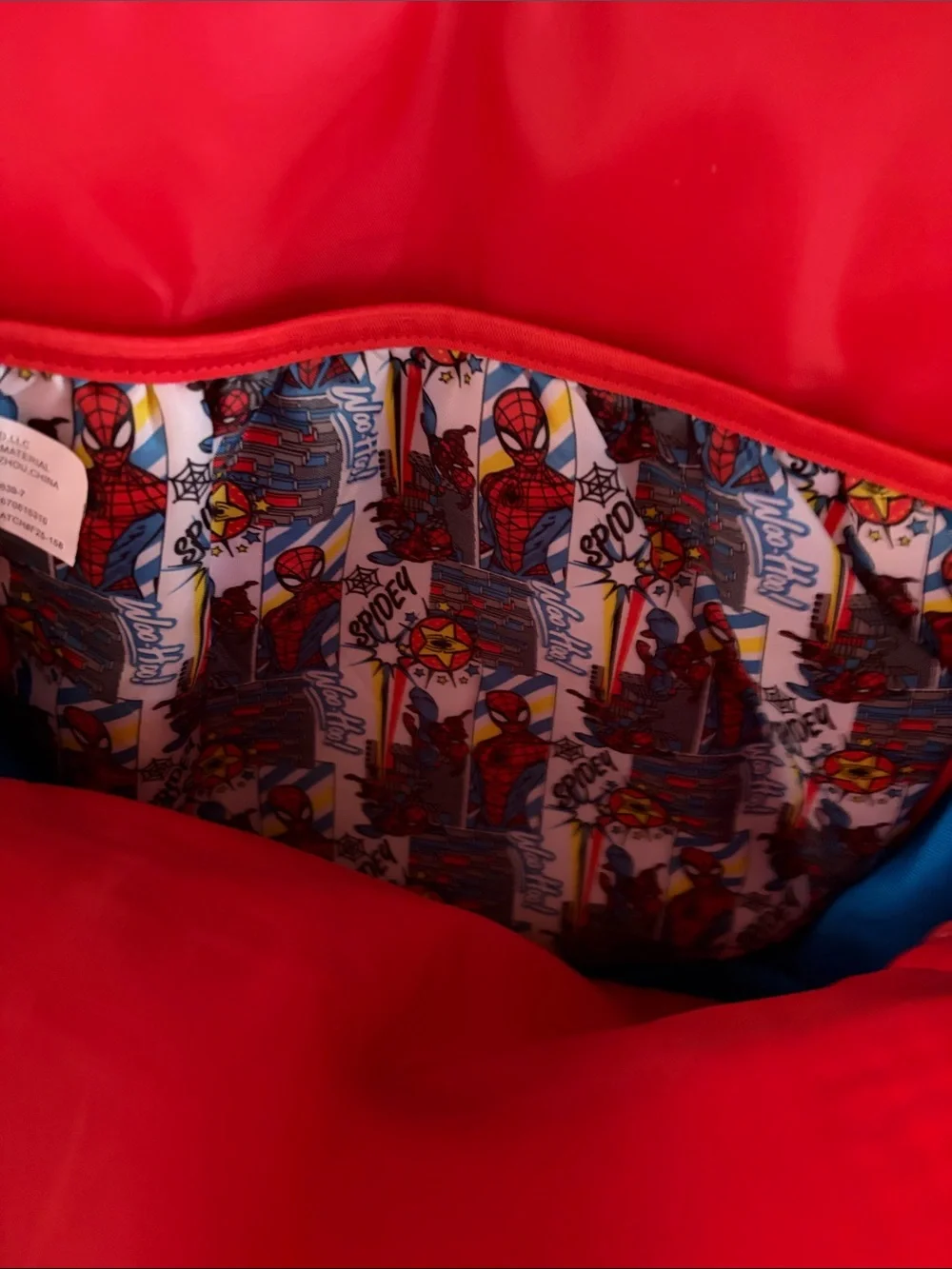 Superhero Spider marvel Backpack - Red